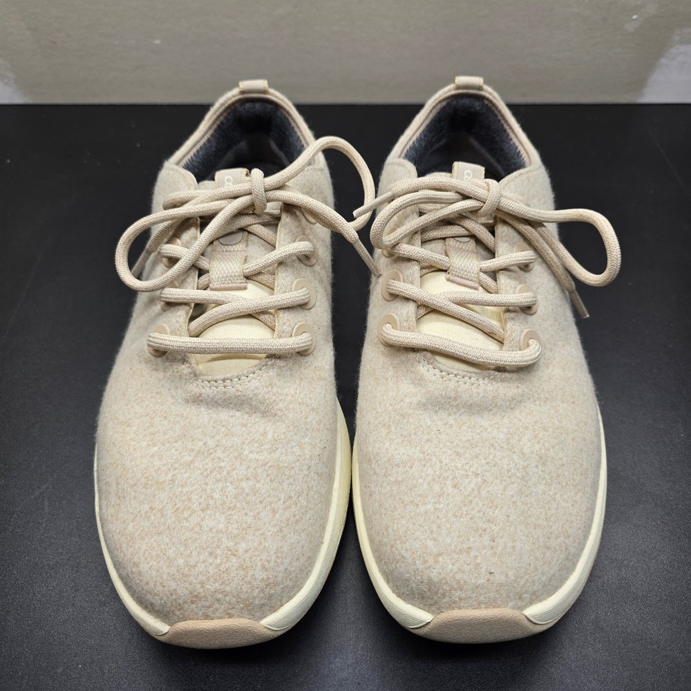 Allbirds Wool Runner NZ Savanna Night Beige Waterproof Sneakers Mens 10